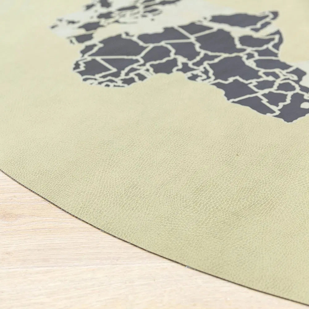 2021 New Style Custom Kids Mat PU Kitchen Vegan Leather Floor Mat Anti Fatigue Mat Kitchen