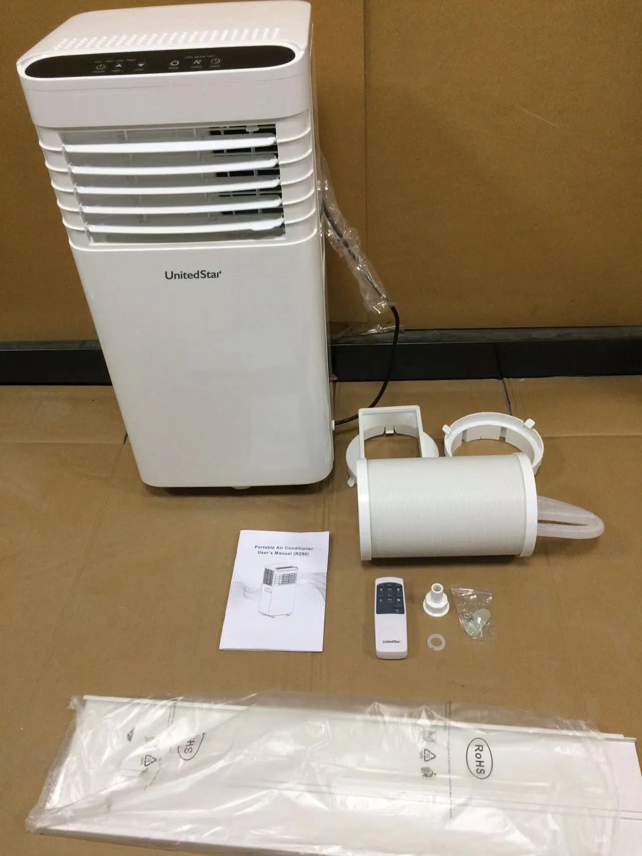 Напольный кондиционер 7000 BTU, мобильный, с охлаждением и обогревом