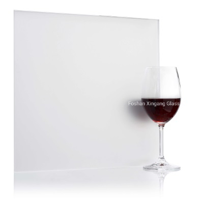 Frosted Glass Acid Etched Glass Mirror for Wall Decorations in Hotel