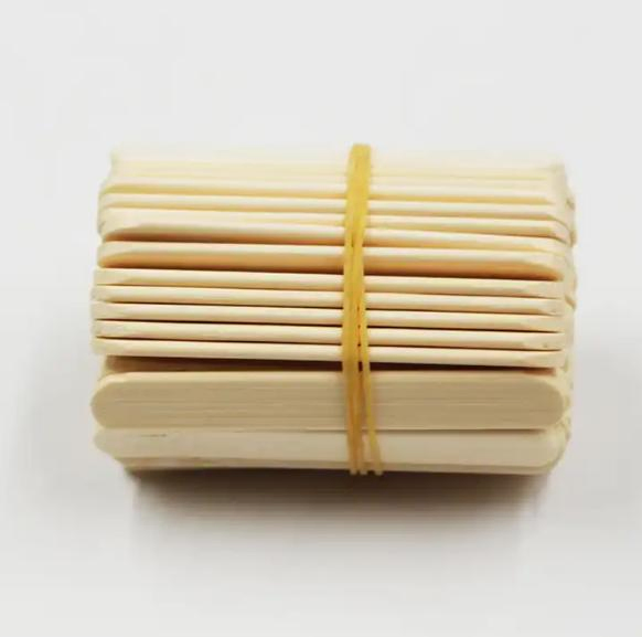 Wholesale New Style Eco Friendly Custom Packaging Disposable Bamboo Ice Cream Sticks for Sale