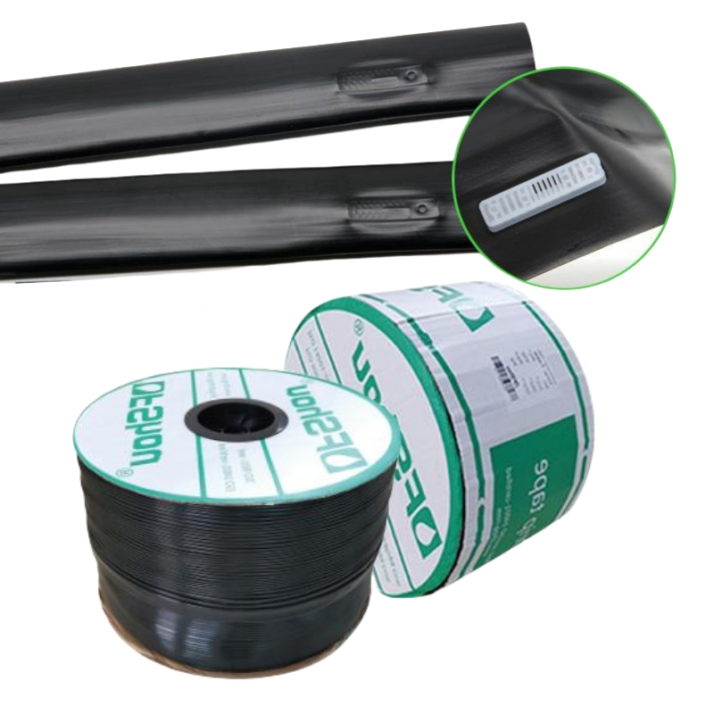 Agricultural Farm Polyethylene Plastic Pipe Inlaid Drip Head Lay Flat Drip Irrigation Tape 16mm