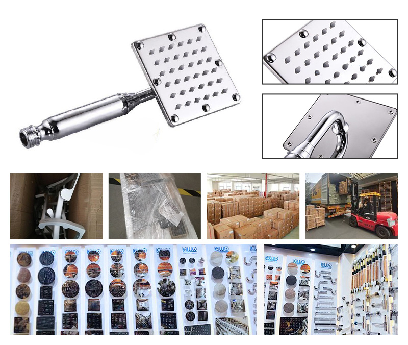 Хромированная водосберегающая насадка для душа