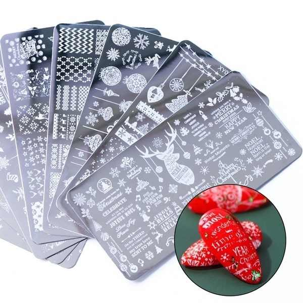 DIY Nail Art Stamp Stamping Plates Manicure Template Nail Stamping Plates