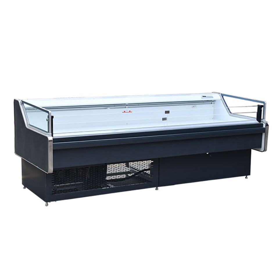 High-Capacity Deli Display Cabinet Fresh Meat Display Island Freezer for Restaurant/Wholesale Refrigerator
