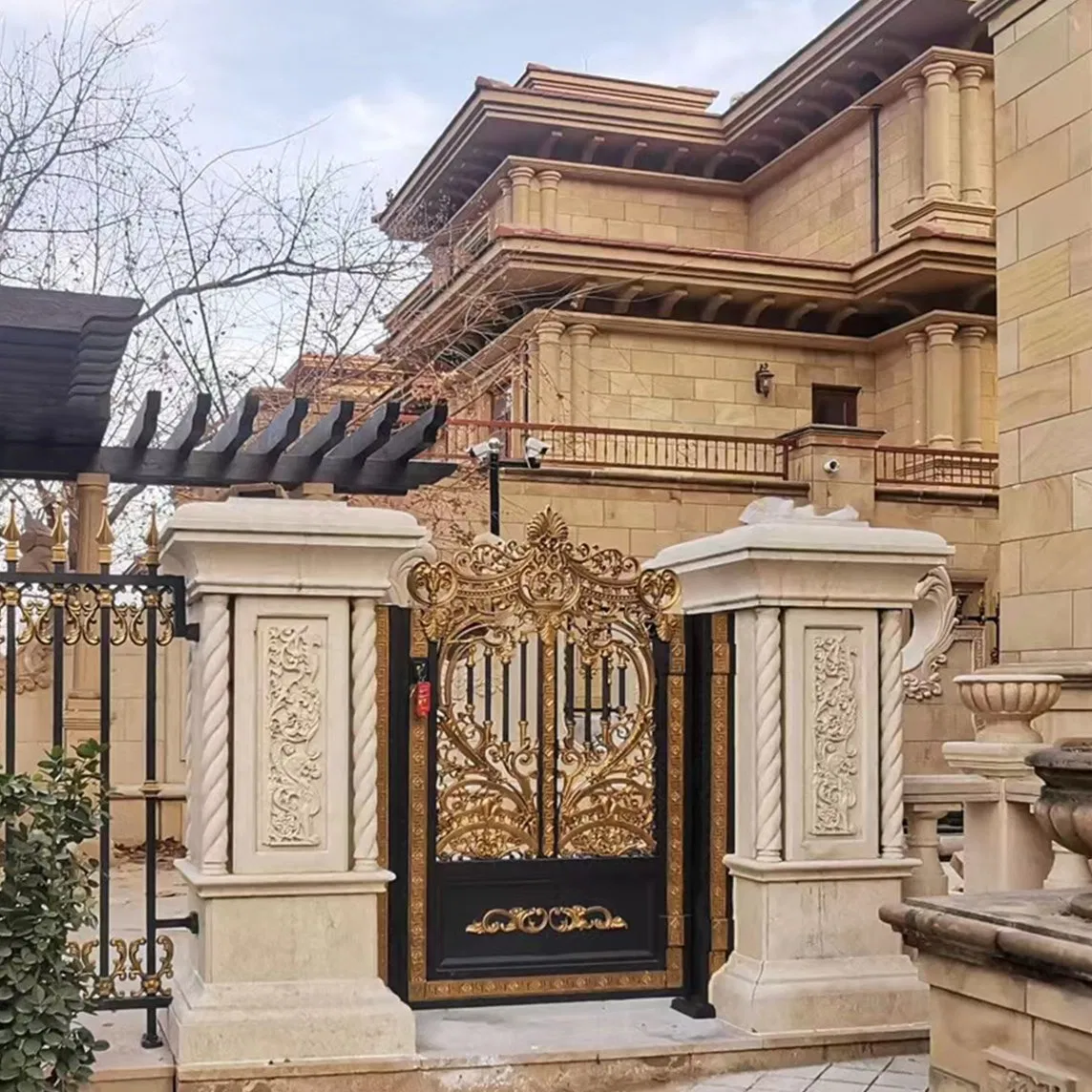 Автоматическая алюминиевая дверь для сада Vealla