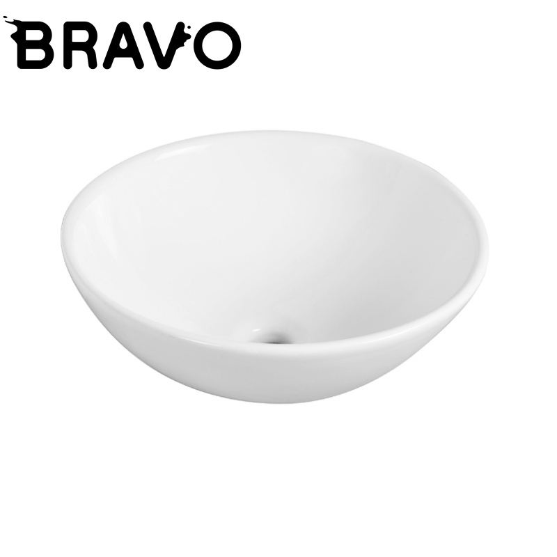 Раковина для ванной BRAVO B94, белая, овальная