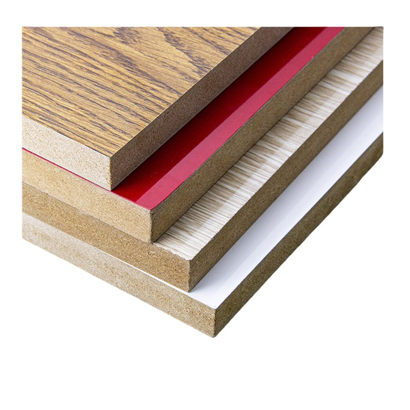 High Gloss 4X8FT Feet 6mm White Melamine Faced MDF Fibreboards for Furniture