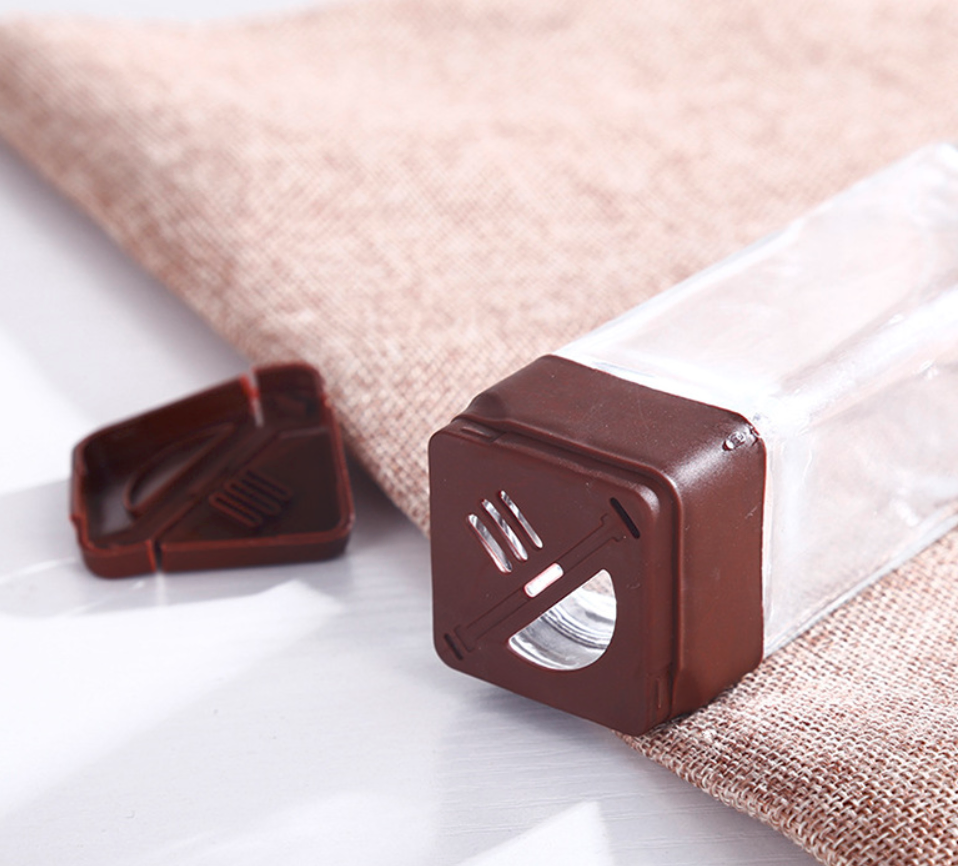 4oz 120ml Clear Food Grade Empty Salt Spice Pepper Shaker Glass Condiment Bottle