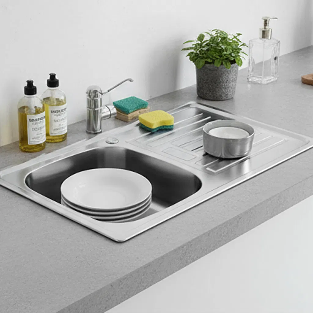 Sea Ship Stainless Steel Liangshun 860*430*150 China Kitchen Appliance Sink