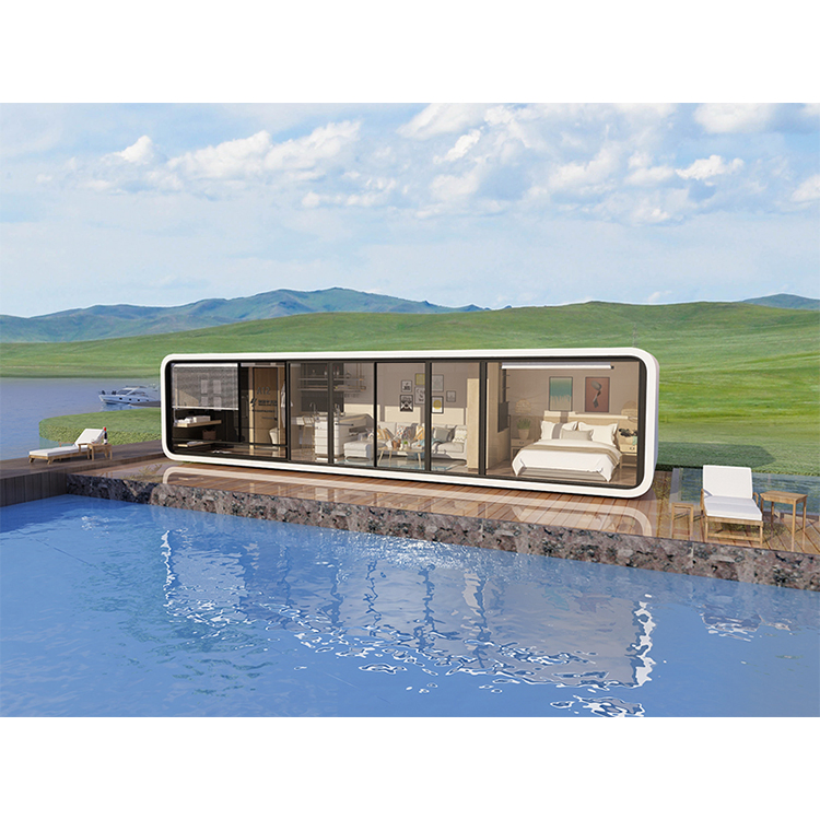 Apple Cabin 20FT 40FT Modern Prefab Tiny House Mobile Working Capsule House