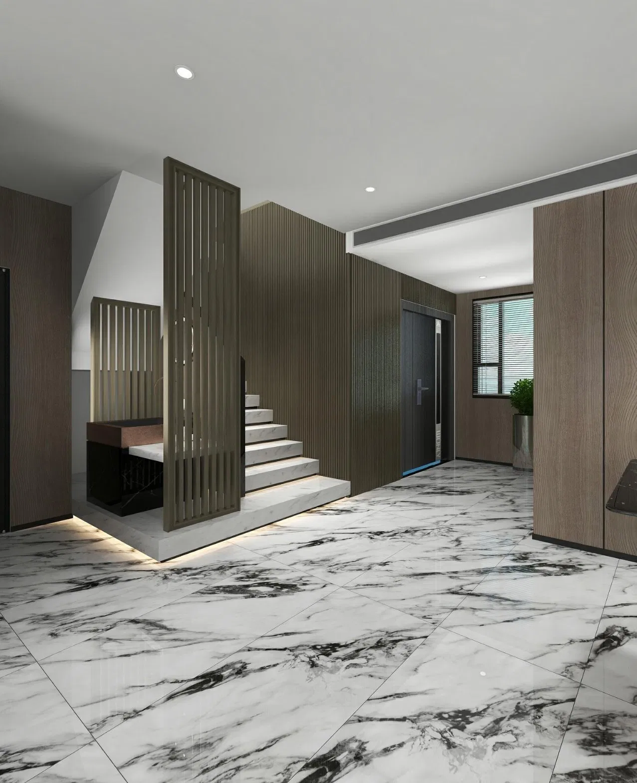 Плитка напольная полированная глазурованная 600x1200 мм