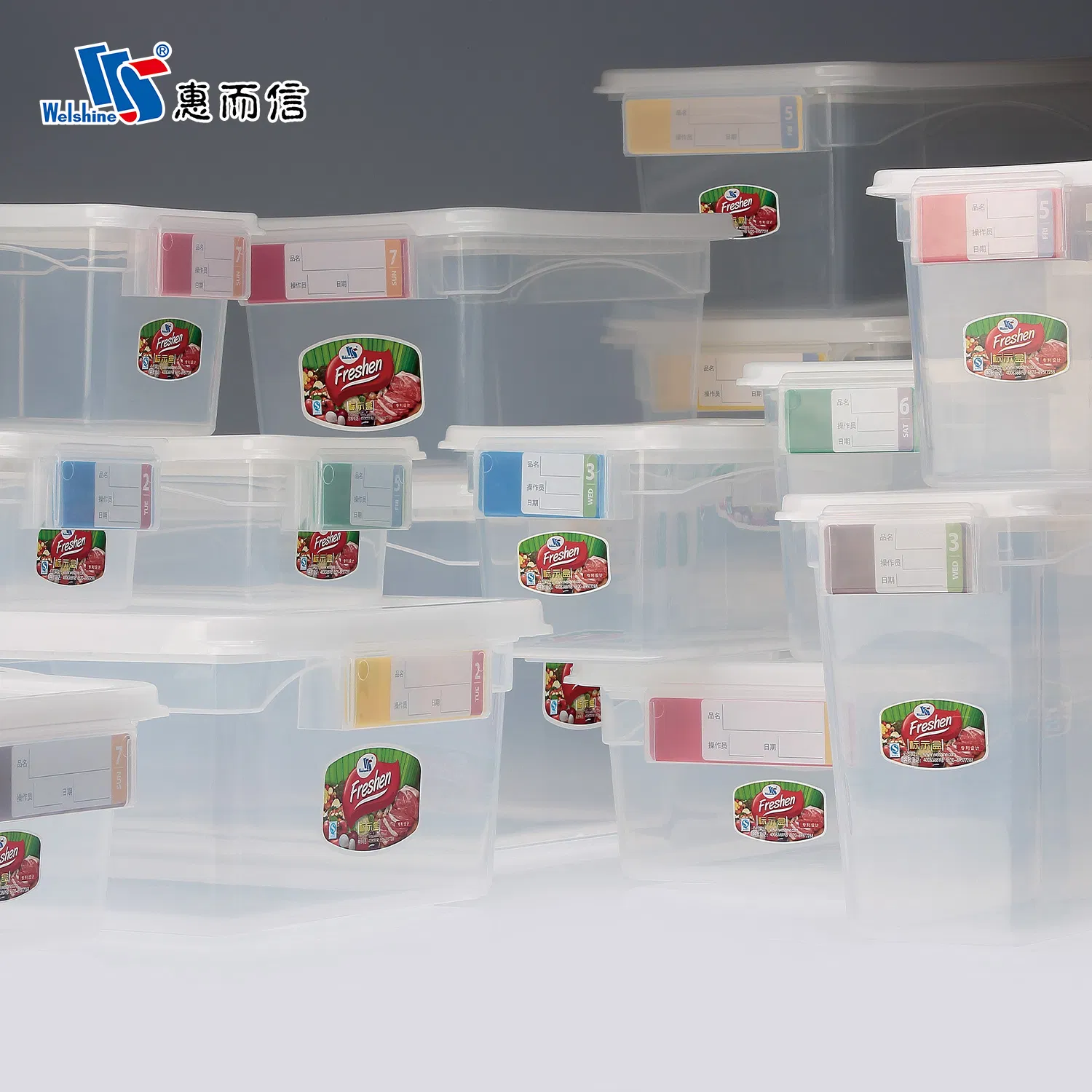 Kitchen Organization Food Storage Container Set Airtight Plastic Containers