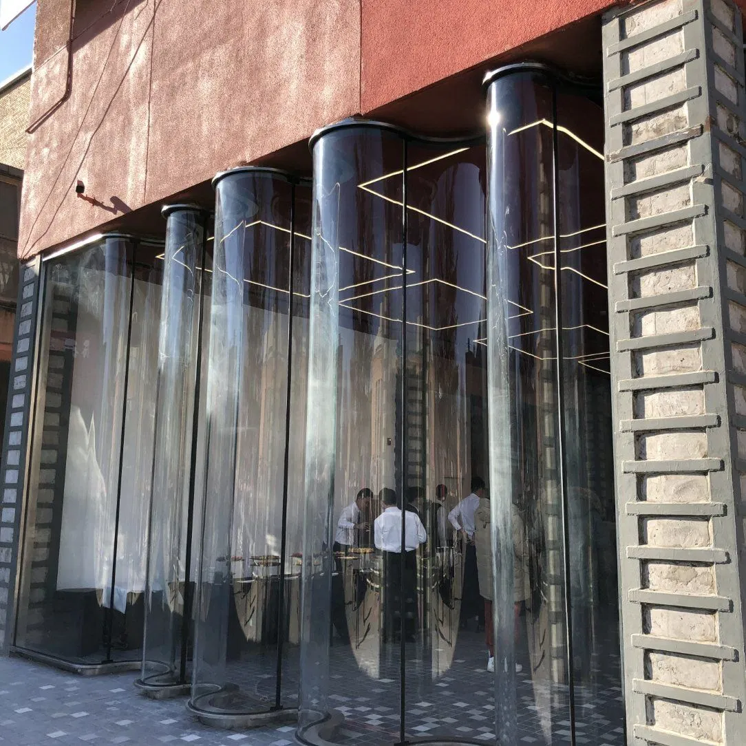 Customized Decorative Curved Tempered Float Glass for Building