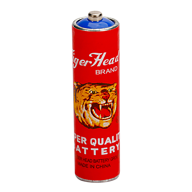 Tiger Head Paper Jacket 1.5V R6s D Um3 Torch AAA Carbon Cell AA Battery