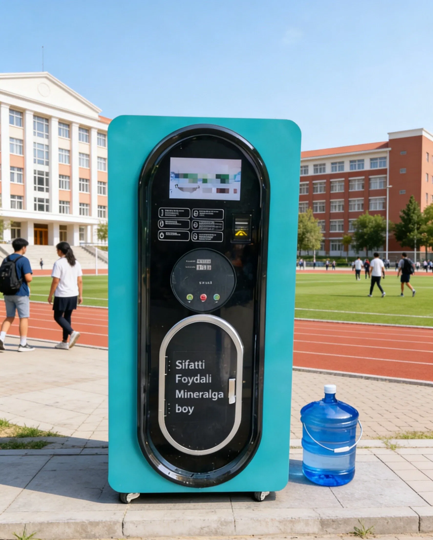 Public Low Cost High-End Multi-Functional Cold Water Dispenser RO Reverse Omosis Filtration System Water ATM Vending Water Machine