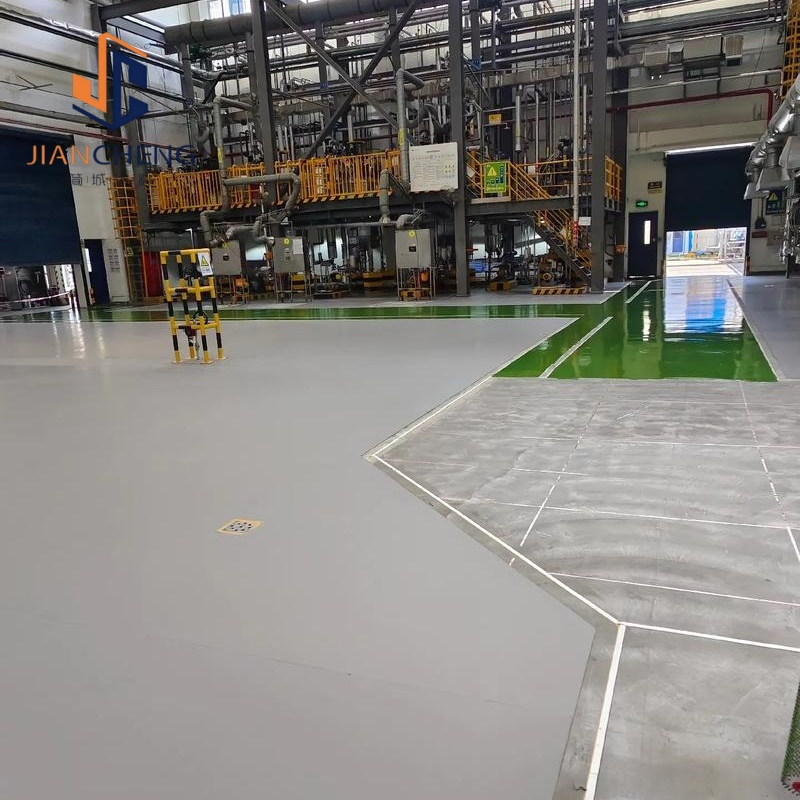 Water-Based Environmentally Four-Component High-Strength Polyurethane and Cementitious Based for Flooring in The Seafood Industry System