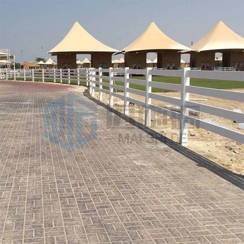 Easy Assemble 2 Rails 3 Rails DIY PVC Ranch Rail Fence