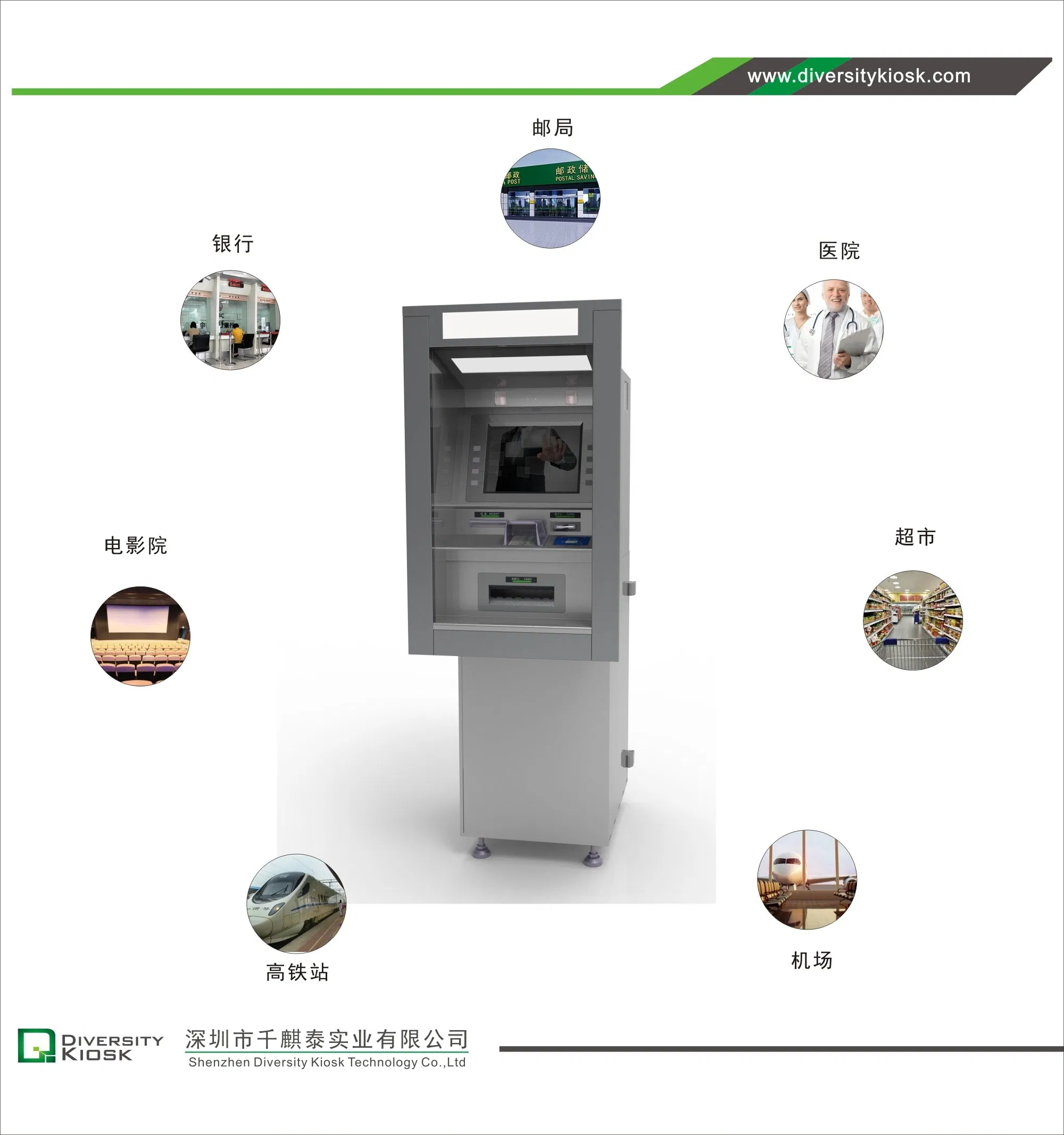 Touch Screen Multi-Function ATM Machine