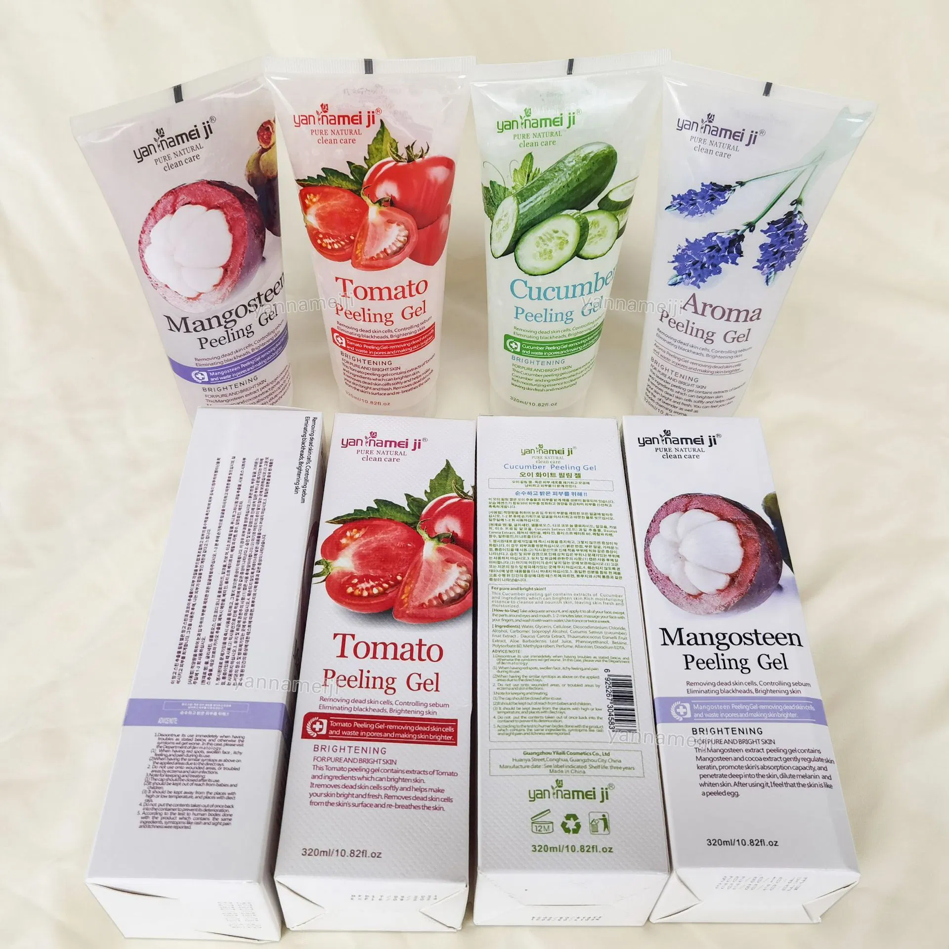 Skin Care Peeling Gel with Moisturizing and Exfoliating Properties Dead Skin Removal Cleanser