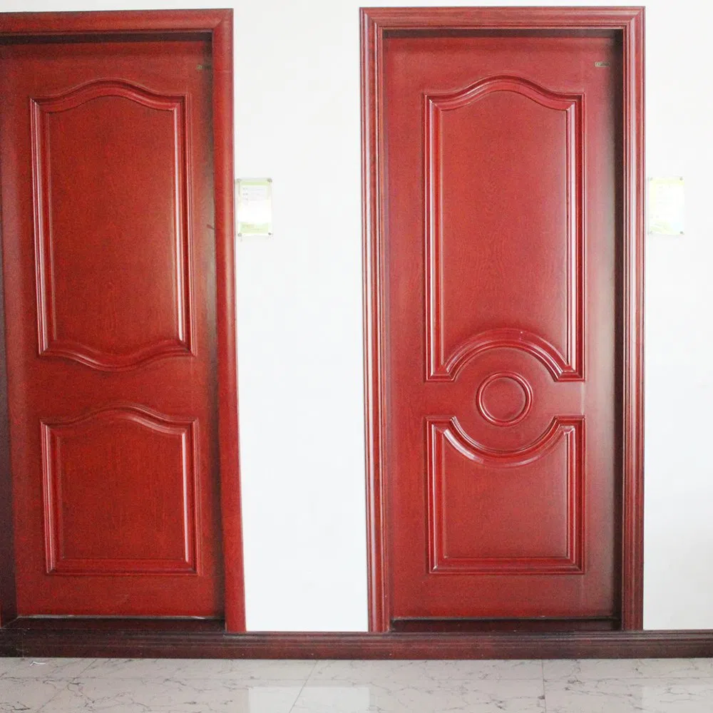 Fire Rated Interior Bedroom Solid Wooden Wood Door Grey White for Sale