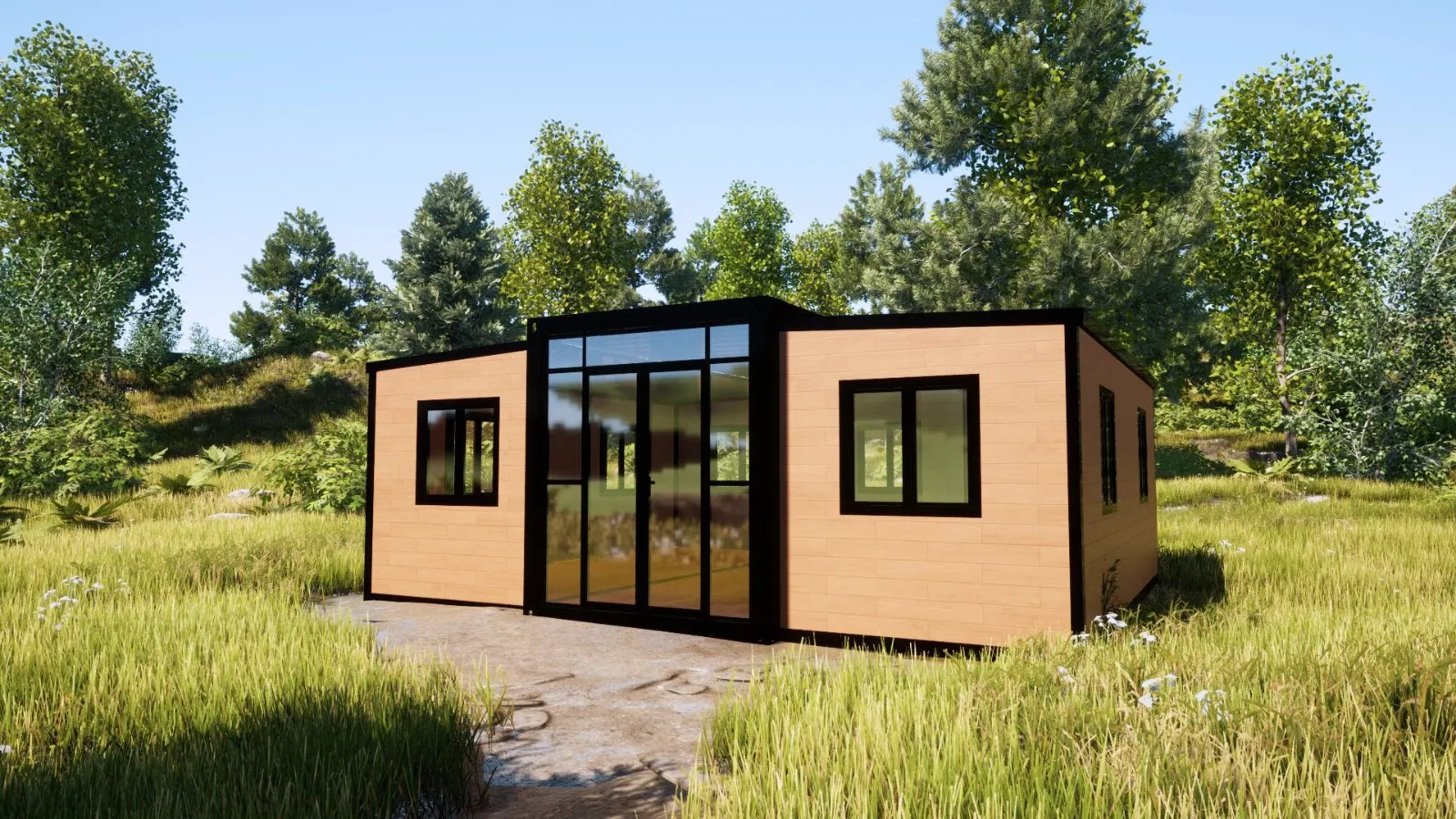 20 Feet Expandable Mini Container House for Outdoor Living Prefabricated House
