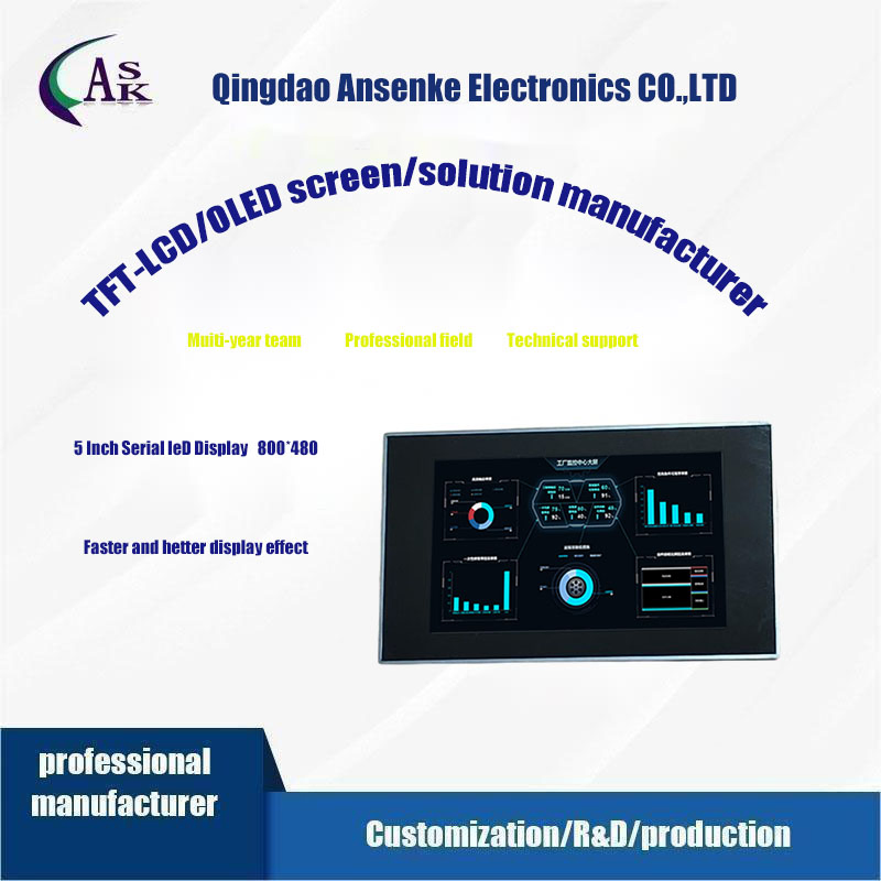 5 Inch RGB TFT LCD Display Screen 800X480 Resolution Stm32