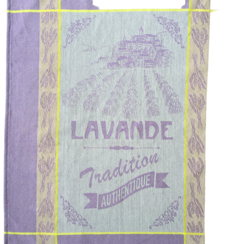 100% Cotton Purple Lavande Jacquard Yarn Dyed Kitchen Towel with Swing Tag
