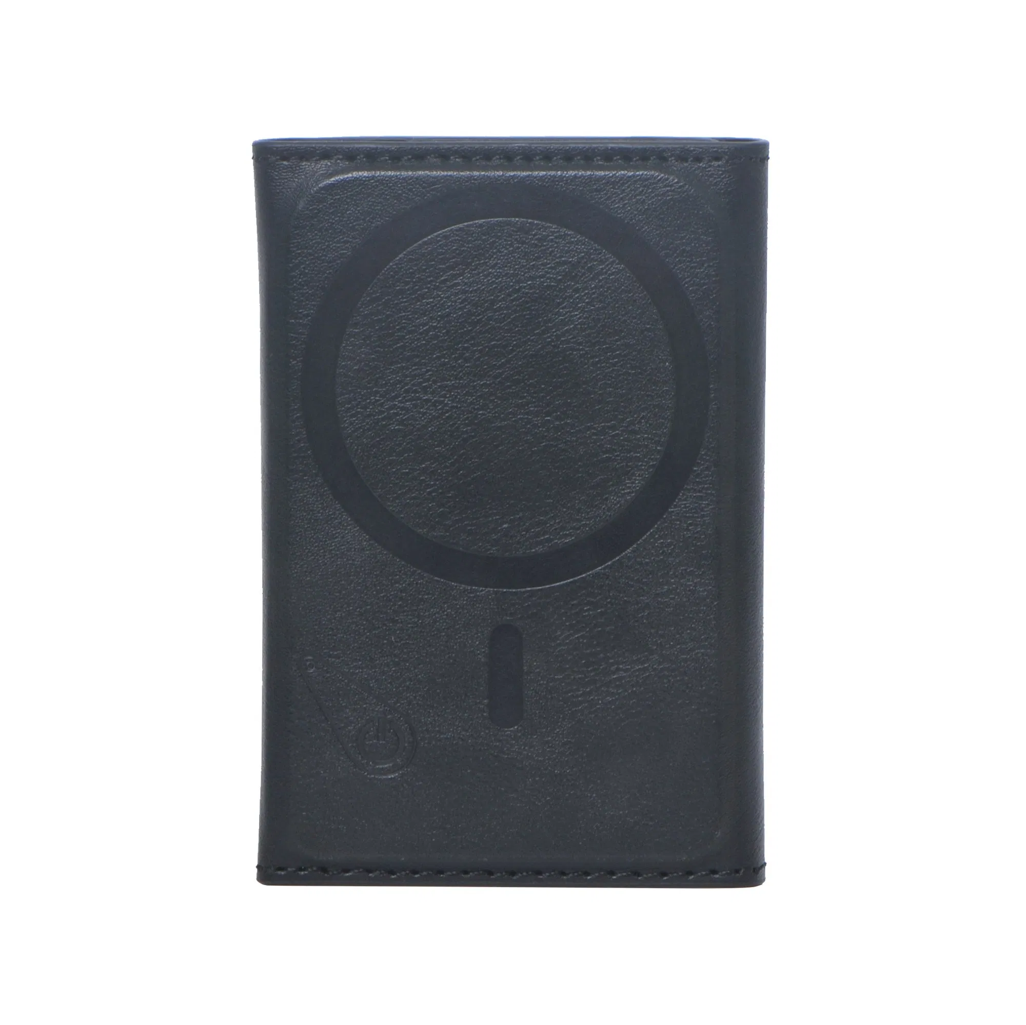 Factory 2025 New Find My GPS Location PU Leather Magnet for Smart Phone ID Card Holder Wallet External Slot Pocket for iPhone with Magsafe