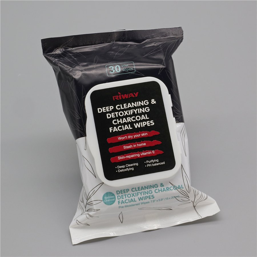 Xyn Charcoal 30ctmakeup Wipes