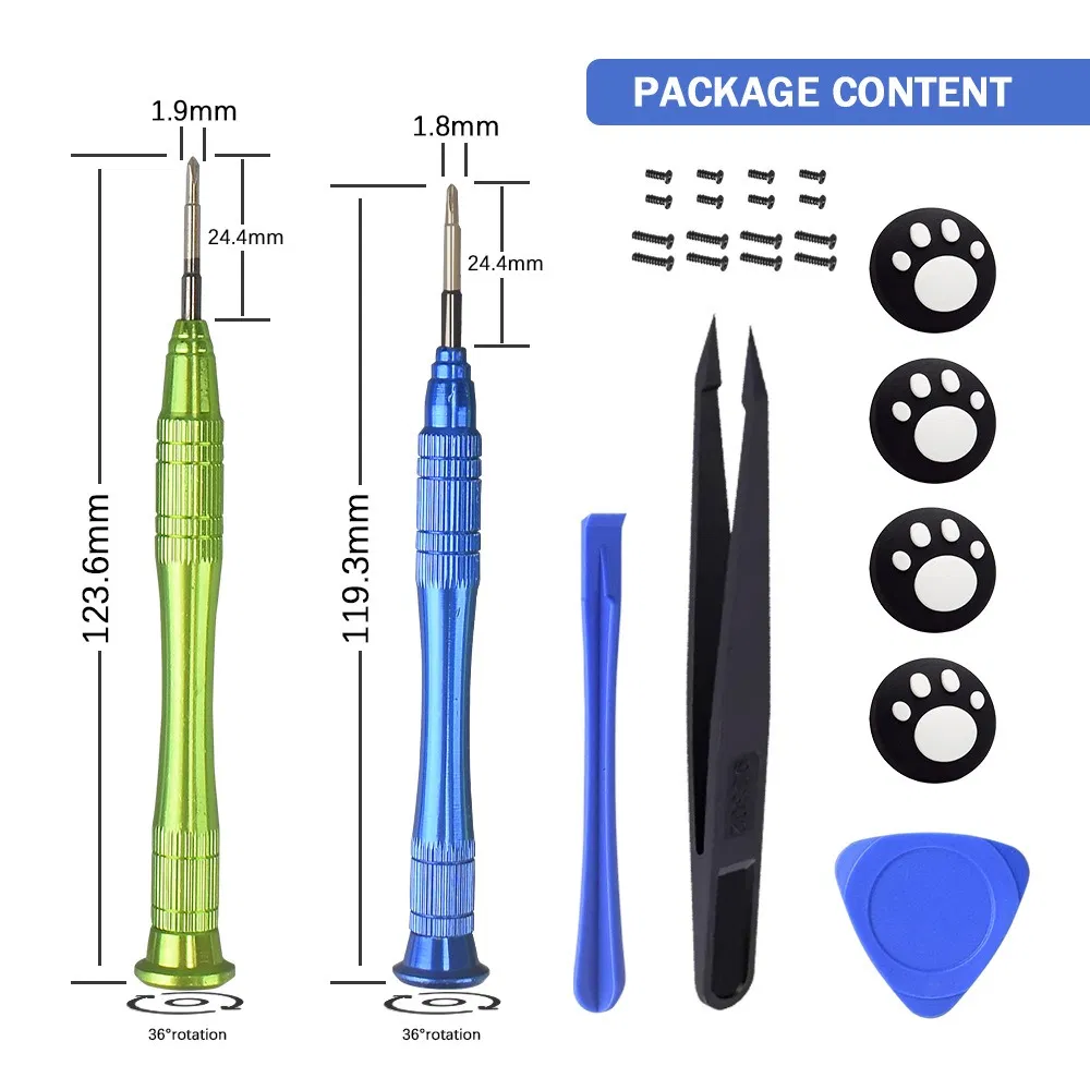 Sundi Wholesale Black White DIY Hall Joystick Kit for Ns Switch Lite OLED Repair Parts Replacement