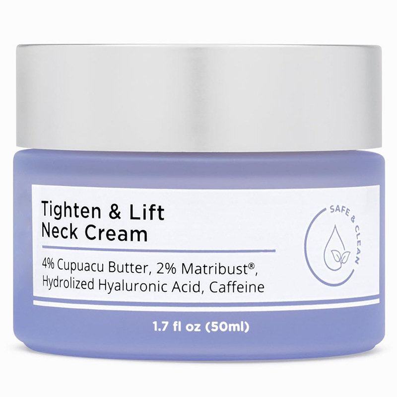 Private Label Anti-Aging Neck Firming Cream with Roller Wrinkle Tightening Skin Lift Moisturizer Targeted Face Cream & Lotion