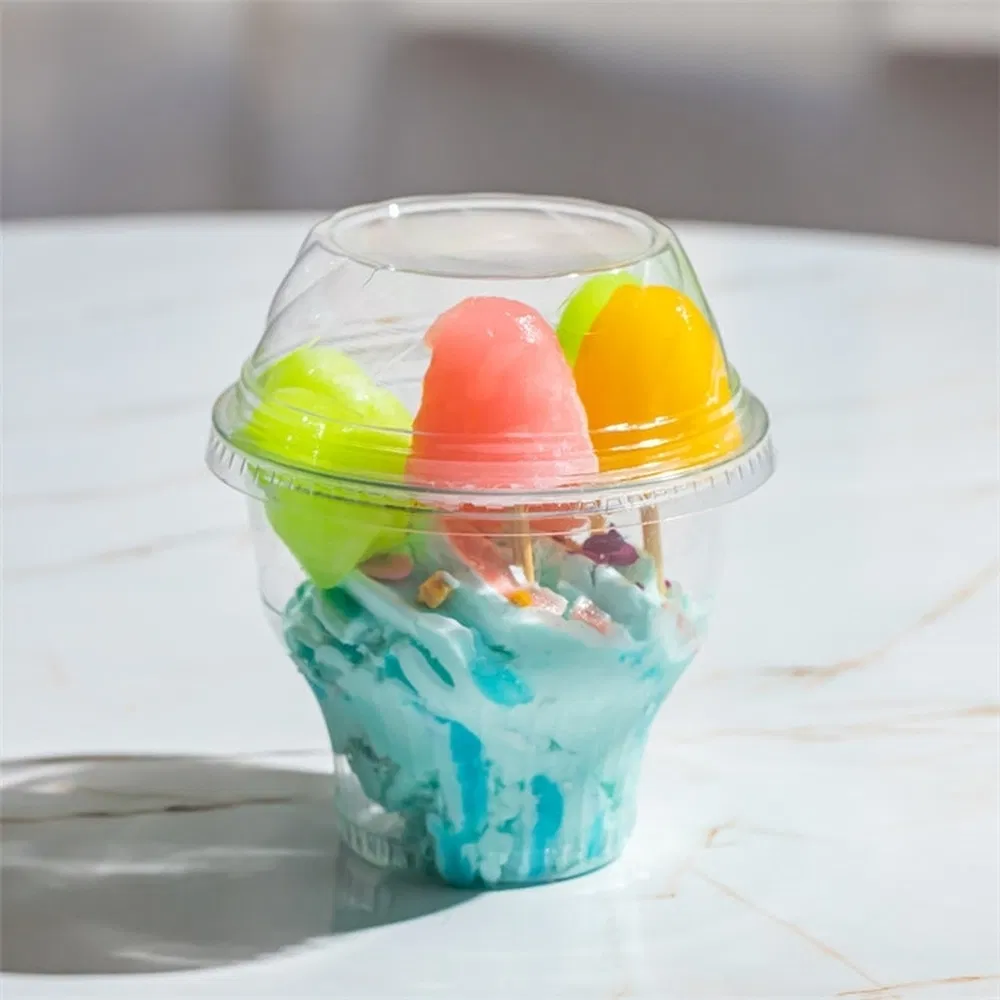Чашка для мороженого 12oz одноразовая пластиковая