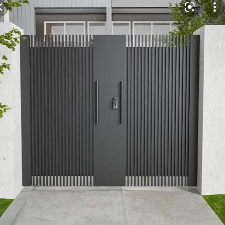 Customizable Sliding Electric Gate for Industrial Use Villa Exterior Driveway Metal Gate