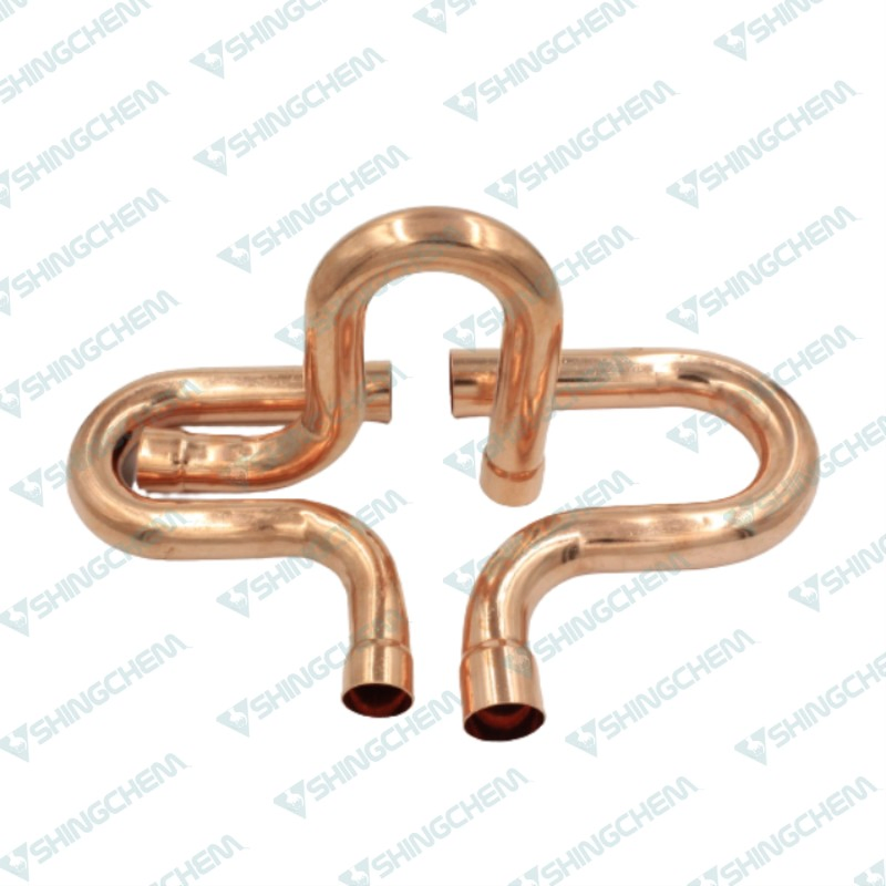 Copper Welding Coupling Tee Elbow U-Bend Refrigeration Pipeline Fitting