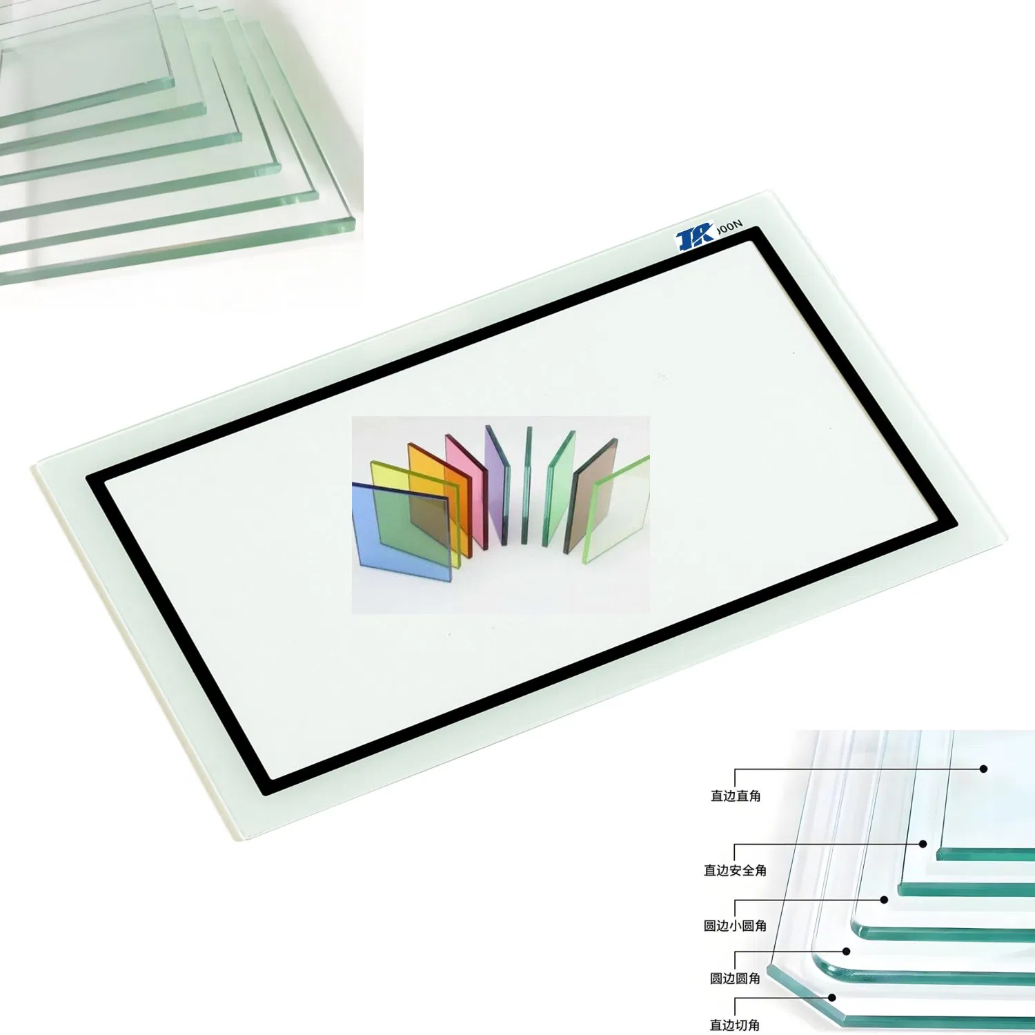 4mm Curved Coated Float Glass for Washing Machine Cover