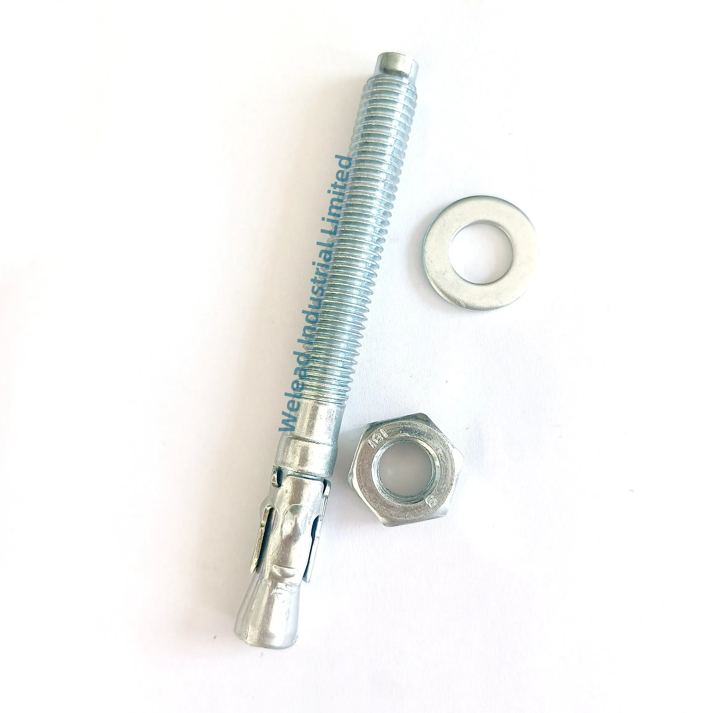 Анкерный клиновой болт для бетона, оцинкованный, M6-M24