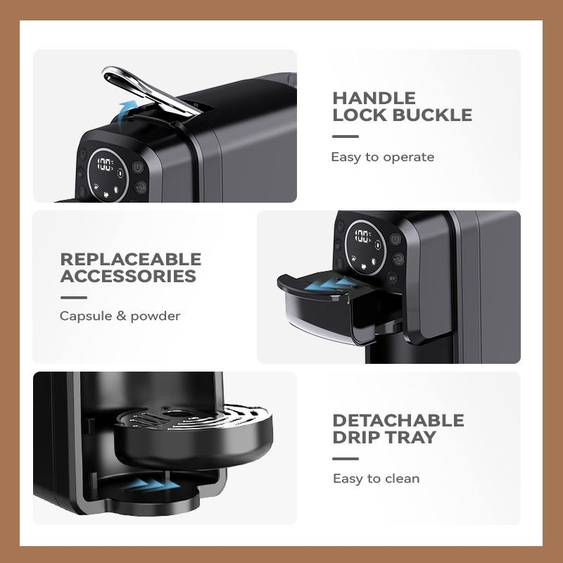 Wholesale Touch Screen 20bar Espresso Maker for Ground Coffee Pods