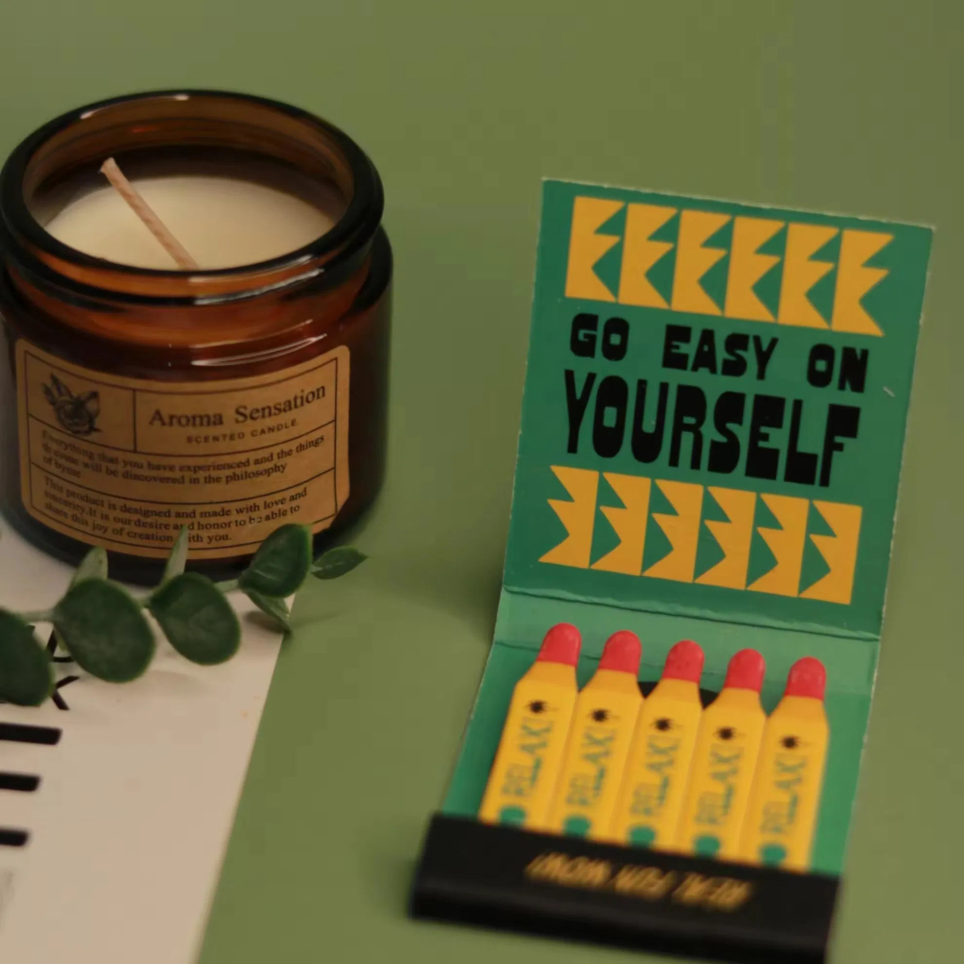 Factory Wholesale Cheap Price Matches Book Style Customize Logo Matches Cigar Scented Candle Matches