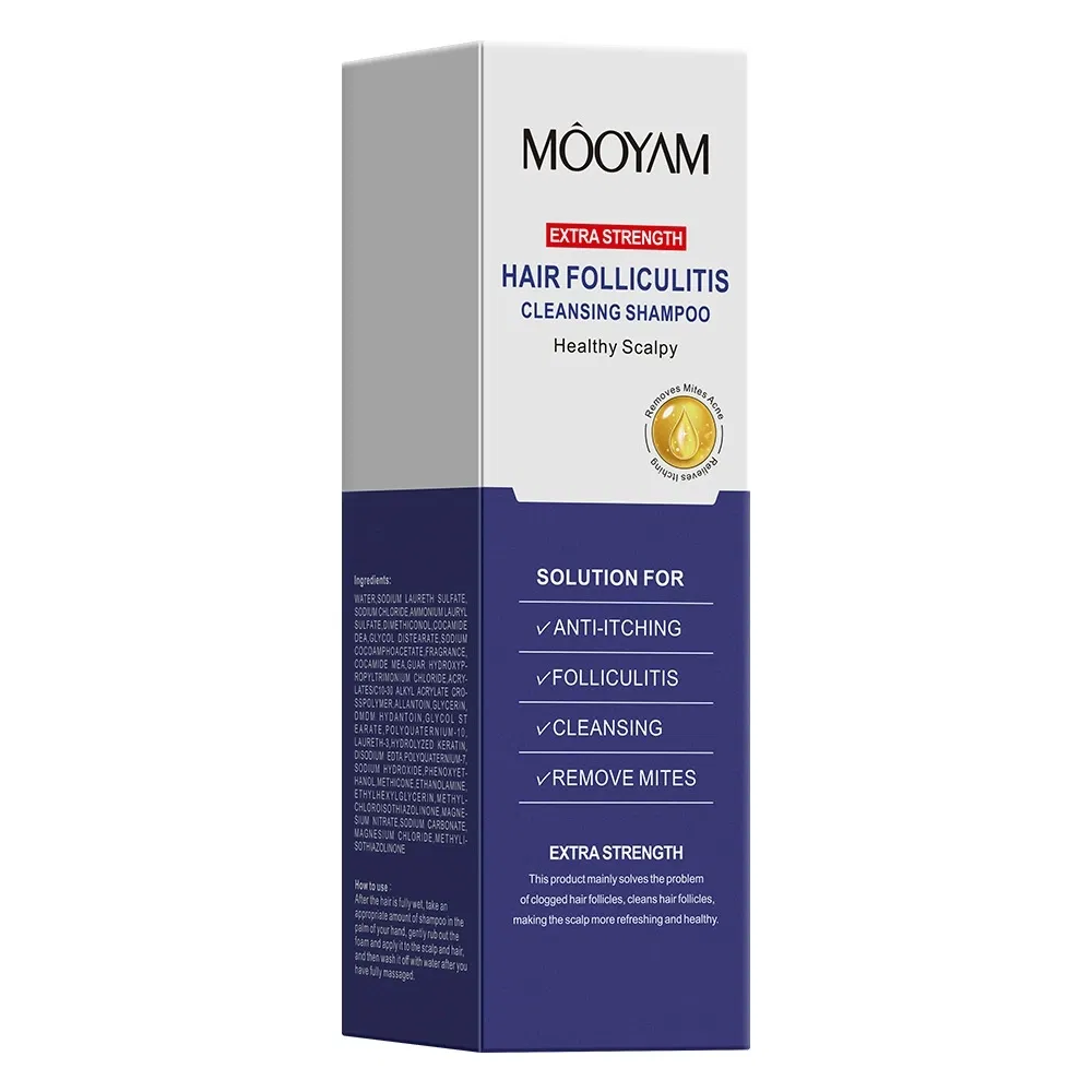 OEM Balances Oil Remove Mites Anti-Itching Anti-Acne 250ml Mooyam Hair Cleansing Shampoo