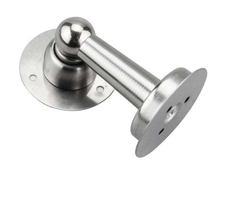 Automatic Door Holders Hidden Thread Magnetic Door Holders Catch Floor Stainless Steel Glass Door Stopper