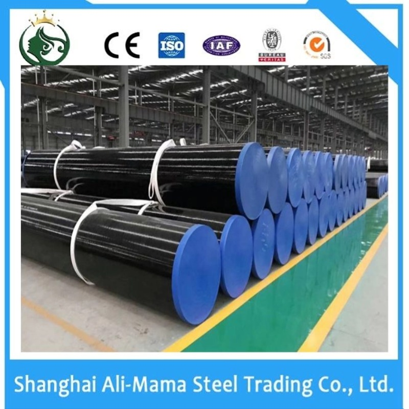 Large Diameter Black Spiral Welded Carbon Steel Pipe