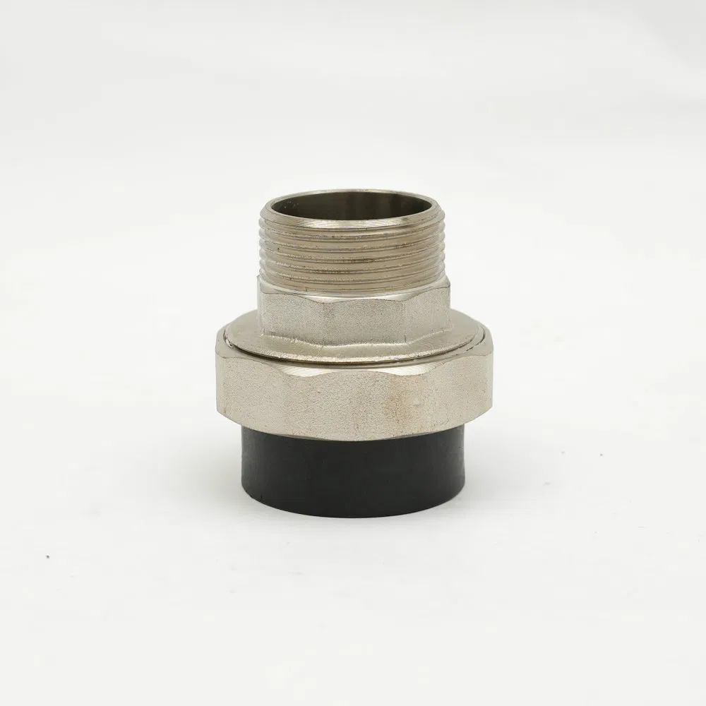 High Durable PE Outer Wire Coupling Connect Plastic Tubes Threaded Pipe Fitting