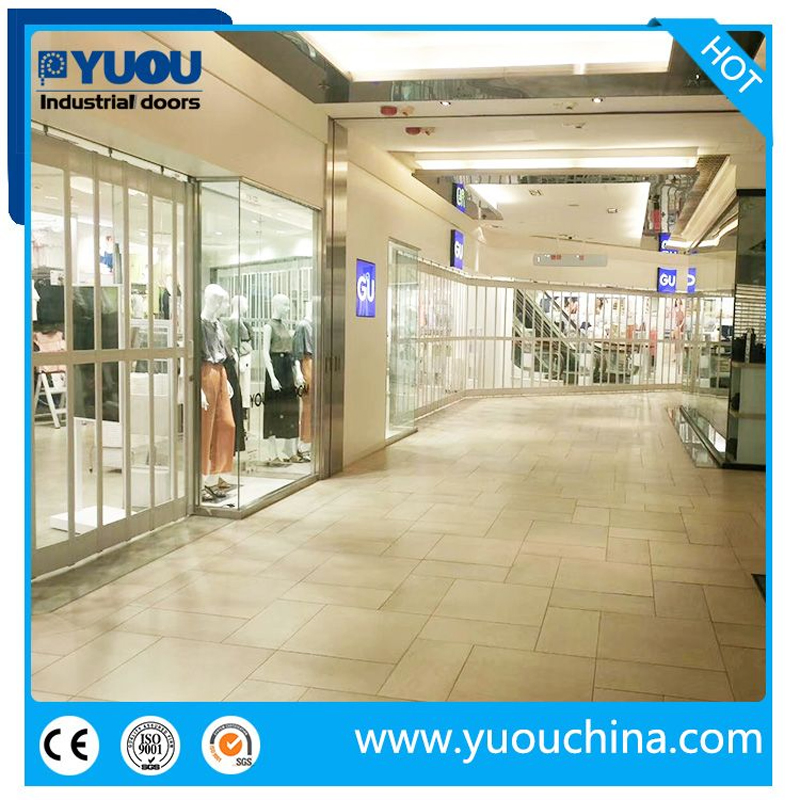 Commercial Transparent Waterproof Largest Foliding Polycarbonate Door with Cheap Price