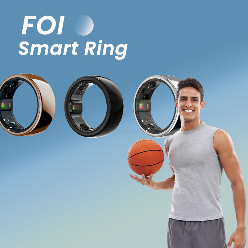 Medical Equipment Connected Phone with Bluetooth Ring Smart Tracker Heart Rate Health