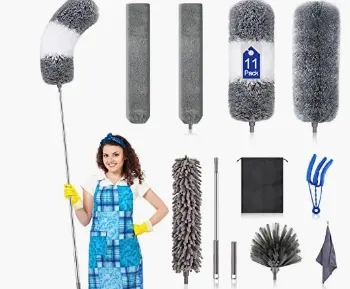 Customized Microfiber Feather with Extension Pole Duster