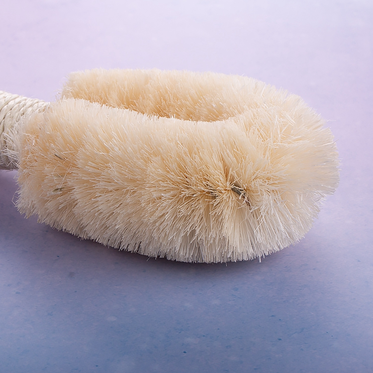 High Quality Natural Sisal Dry Skin Brush for Cellulite Exfoliating Body Scrubber Massage Wooden Dry Bath Skin Brush