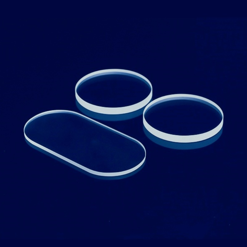 Custom Tempered Borosilicate & Quartz Glass Sheets/Square Plates Drilling, Edge Grinding & Chamfering Glass Disc