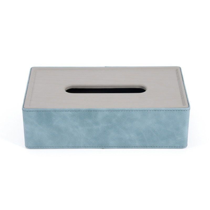 Hotel Supply Living Room Furniture Guestroom Product Leather Tissue Box for Hotel
