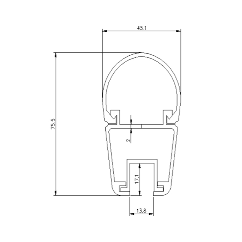 Modern Luxury Copper Stair Railings Advanced Villa Indoor Household Brass Profile Indoor Brass Profile