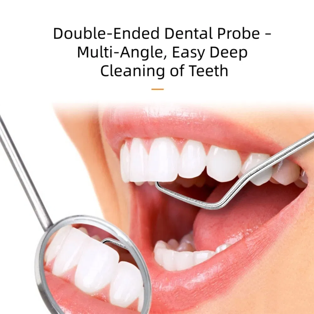 Anti-Slip Precision Stainless Steel Curved Lab Medical Dental Tweezers with Teeth